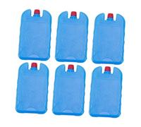perfk 6 Paquetes de Hielo en Forma de Bloque, portátiles, Ligeros, Reutilizables, a Prueba de Fugas, para congelador, loncheras, refrigeradores para Viajes,