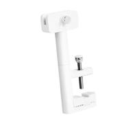 perfk Abrazadera para sujetar letreros, perchero para ropa de tienda, soporte para letreros, letreros de mercancía, clip publicitario para exhibición en, Blanco