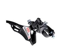 perfk Accesorios de Derailleur Delantero de Bici de de Material Acero Tirón o Inferior, Negro-2