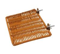 perfk Accesorios para Perchas de pájaros, gimnasios portátiles versátiles de Color marrón, Tabla de Descanso, Suministros para Mascotas para hámsteres, 1 Pieza