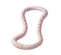 perfk Adulto Aro Fitness con Superficie Acolchada Aro Flexible Diseño de Bajo Ruido y Estructura Ergonómica Adecuado para Entrenamiento Deportivo Ejercicio Físico Uso Regular, Rosa, 4 Libras