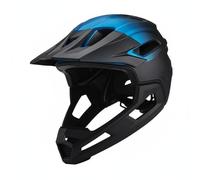 perfk Adulto Casco Protector para Casco con Protección Casco Modular de Montaña Casco de Deportiva Materiales y PC Adecuado para Uso Diario, Degradado Negro-Azul, L