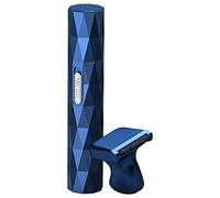 perfk Afeitadora Eléctrica de Duales para La Pierna de La Barba, Cabeza dual azul