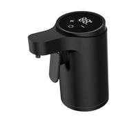 perfk Aireador de vino con boquilla vertedora, decantador de vino portátil y recargable, Negro