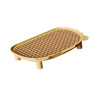 perfk Alfombrilla para Caja de para Mascotas, fácil de Limpiar, Desmontable, Lavable, con Pedal de rampa, Naranja