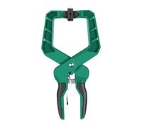 perfk Alicates de abrazadera en C de bloqueo para carpintería, ebanistería, orificio de bolsillo plano, carpintería, soldadura, garaje, herramienta manual, a 9inch