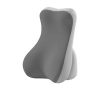 perfk Almohada de espuma viscoelástica en forma de cuña para cama, para masaje, cómoda y ergonómica, ideal para dormir de lado, leer, dormir en, Gris