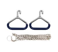 perfk Aparato para vacas, mango para vacas, herramienta auxiliar, accesorio, alicates para partería, instrumentos para partos de ganado, cerdos, ganado, 2 Manijas Ob 1 Cadena