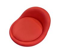 perfk Asiento de Repuesto para Taburete de Bar con Respaldo bajo Fácil de Instalar Repuestos Cojín de Asiento de Repuesto para Taburete de Bar para Bar de, Rojo