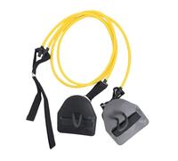 perfk Bandas elásticas para Ejercicios de Brazos de natación, Entrenamiento Muscular, natación, Estiramiento para Hombres y Mujeres, con Banda, Amarillo 20 Libras