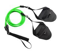 perfk Bandas elásticas para Ejercicios de Brazos de natación, Entrenamiento Muscular, natación, Estiramiento para Hombres y Mujeres, con Banda, Verde 50 Libras