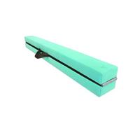 perfk Barra de Equilibrio Infantil Colchoneta Equipo Que Permite Plegado Rápido y Almacenamiento Adecuada para Ejercicios de Pie y en Hogar Parque Preescolar, Array, Verde, 2.1 Metros