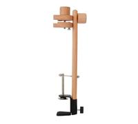 perfk Bastidor de Mesa para Bordado Soporte Aro Pinza Clamp de Madera de con Mordaza Ajustable y Rotación 360 para Postura Cómoda y Control Firme Adecuado para Bordado Aprendizaje