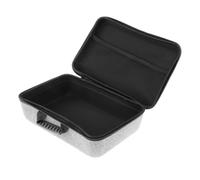 perfk Bolsa de almacenamiento para caja de herramientas, universal, portátil, con cierre de cremallera, multifuncional, con asa, a prueba de polvo, a prueba, Gris
