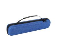 perfk Bolsa de viaje para rizador de pelo, estuche organizador con asa, estuche de EVA para plancha plana, para herramienta de, Azul