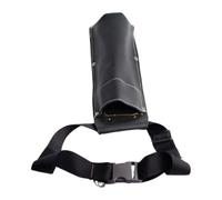 perfk Bolsa para cinturón de herramientas de soldadura, soporte para varilla de soldadura, contenedor de almacenamiento, suministros, organizador portátil, Negro