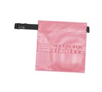 perfk Bolsa para tijeras de peluquería, organizador de peines para el pelo, soporte para la cintura, bolsa de cintura versátil de cuero PU para peluquero, Rosa