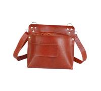 perfk Bolsas de herramientas de bolsas de salón Herramientas con el cinturón de hombro adelgazando el estilista profesional de la bolsa de viaje para el, MarrÓn
