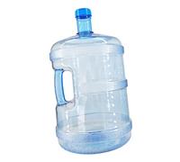 perfk Botella dispensadora de Agua, Cubo Transparente de policarbonato Grueso, Redonda, de Gran Capacidad, para Cocina, hogar, Picnic