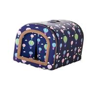 perfk Cama Cueva para Gatos, Tienda de campaña para Mascotas, caseta portátil Resistente a Intemperie, caseta para Perros de 2 Maneras de Dormir, para, Globo 50x40x34cm
