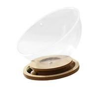 perfk Cama semicápsula para Gatos Casa para Gatos Hamaca Centro de Actividades para Las Muebles para Gatos Cama para Mascotas, MDF L