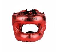 perfk Casco de de Entrenamiento para Boxeo con Protección de Cabeza y Nariz Estructura Resistente Material PU Adecuado para Uso Rutinas en Gimnasio, Rojo, S