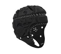 perfk Casco de Rugby para niños, Protector de Cabeza de Rugby Suave y Acolchado, Gorra de Scrum Ajustable, para Skateboarding, Hockey, fútbol y Deportes, Negro