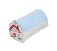 perfk Case de lápices Multipurso Zipper Ligera Liviana Bolsa de lápiz para niños Regalo de la Escuela, Blanco