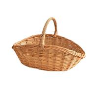 perfk Cesta de Picnic, cestas de Flores, Caja de Cesta de Almacenamiento, Cesta de Almacenamiento Grande Hecha a Mano, Cesta de Almacenamiento Tejida a, S