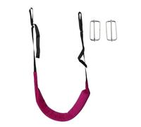 perfk Cinturón retractor lumbar Cinturón de tracción de espalda Cinturón de descompresión de vertebral para lumbar Cinturón de tracción, con Hebilla Violeta