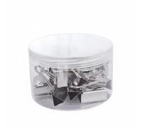 perfk Clip Binder Resistente con Fuerte Presión de Papel Pinza de Archivo y Gancho de de Acero para Oficinas Uso Profesional Hogar Tamaño Estándar, Plata, 32MM