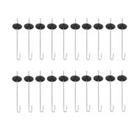 perfk Clips de sujeción para protección de aves de Panel Solar, 20 juegos, resistentes, para el hogar, fáciles de instalar, Clips protectores de malla de