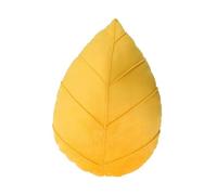 perfk Cojín Decorativo con Forma de Hoja, cómodo y Bonito, con estética cuidada, Ideal para decoración del hogar, para Cama, habitación, Yellow L