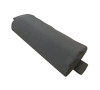 perfk Cojín Suave para la Cabeza, Almohada Ajustable Transpirable con Correa, Almohadilla cómoda extraíble para Tumbona Plegable, reposacabezas para jardín, Gris Oscuro