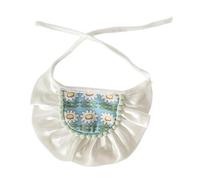 perfk Collar con Babero para Mascotas, Regalo para Gatos, Disfraz Suave de Golondrina para Perros y Gatos, Bufanda para Mascotas, Accesorios para, Azul