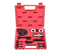 perfk Compresor Automotriz Juego de Herramientas Desarmador Instalado Extractor Rodamiento Polea y Embrague Fabricado en Acero Carbono Apto para Mecánicos Reparación Automotriz