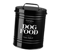 perfk Contenedor hermético para golosinas de Perro, contenedor Funcional para Alimentos, Ideal para Cocina, Oficina y despensa, Negro