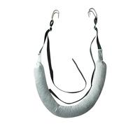 perfk Correa de tracción trasera Tracción Estiramiento Correa Inferior de la espalda Retractor Lumbar Cinturón Lumbar Dispositivo de tracción para el, Gris