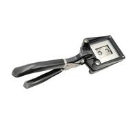 perfk Cortador de fotos para, herramienta de corte de papel, cortador manual fácil de usar, perforador de identificación, troquelador para, 3.2 Cm X 2.5 Cm