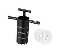 perfk Cortador de hoyos de golf portátil, taza para hoyos de golf, ligero, de acero de 4 y 6 pulgadas, mango desmontable para putting greens, 4 Inch Multi Hole