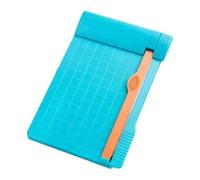 perfk Cortadora de papel, herramienta para álbumes de recortes, máquina de corte con capacidad para, guillotina, cortadora de papel para oficina, Azul
