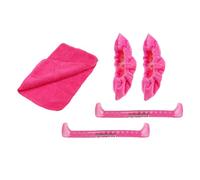 perfk Cubiertas Portátiles para Patines, Cubiertas para de Patinaje sobre Hielo, Protector de para Patines de Hockey, Patines Artísticos, Rosa