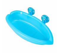perfk Cuenco para bañera de pájaros, Accesorios de Ducha para pájaros, Limpieza de alimentación, Jaula portátil para Loros, Cuenco de baño Colgante para, Sin Espejo