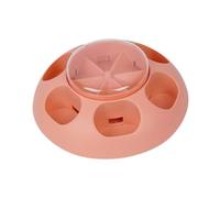 perfk Cuenco para Mascotas, Plato de Agua para Perros, Plato multifunción con Prensa para Perros pequeños y medianos, Cuenco de Agua para Perros Ligero y, Rosa