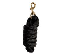perfk Cuerda de para Caballos, Cuerda de Cuerda, Trenzada, rienda, Correa Larga y práctica para, Accesorio de Cabestro rápido para Caballos, Negro