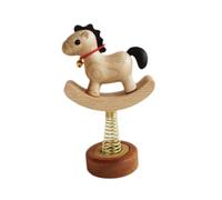 perfk Decoración para salpicadero de Coche, Caballo mecedor, cabezón, Regalo, Figura Decorativa para Interior de Coche, para Dormitorio, Fiesta, Restaurante, Style a