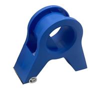 perfk Dispensador de cinta de enmascarar, compacto y práctico para el hogar, con cortador de cinta de pintor para ventanas, y baldosas, Azul