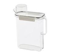 perfk Dispensador de de detergente para Ropa con Tapas, con Taza medidora, Caja de Almacenamiento de plástico líquido para baño, Hotel, hogar,