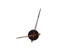 perfk DIY Reloj Grande Manos Agujas Relojes de Pared Decoración de Arte para El Hogar Mecanismo de Reloj Accesorios, Negro