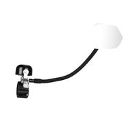 perfk Espejo retrovisor para Bicicleta, Accesorio para Adultos, Compacto, para Exteriores, Giratorio, Ajustable, para Montar en el Manillar, Bien